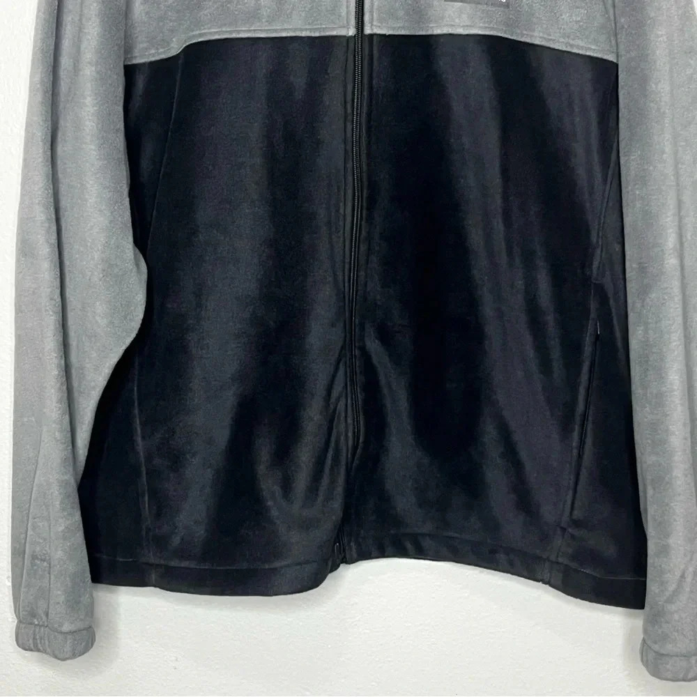 Columbia Steens Mountain 2.0 Fleece Zip Jacket Mens XXL Black Gray Outerwear New - Picture 3 of 11